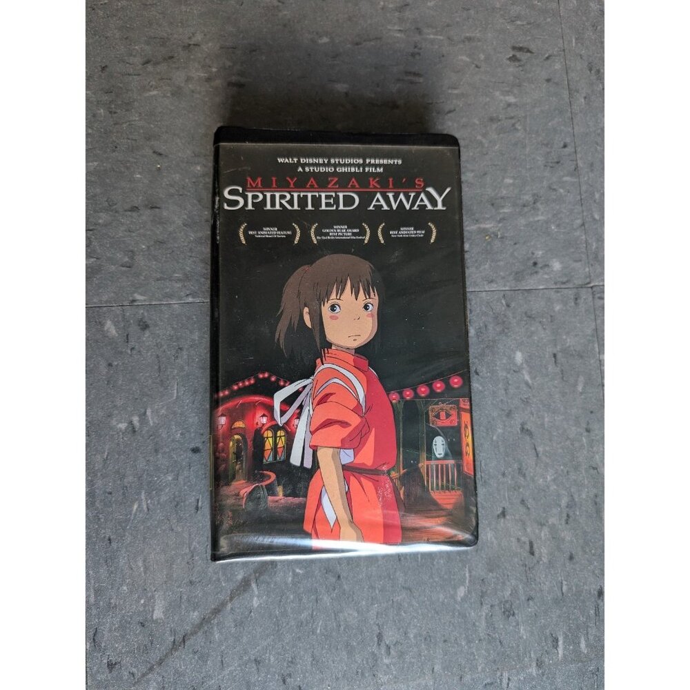 Vintage Spirited Away English VHS Tape Studio Ghibli